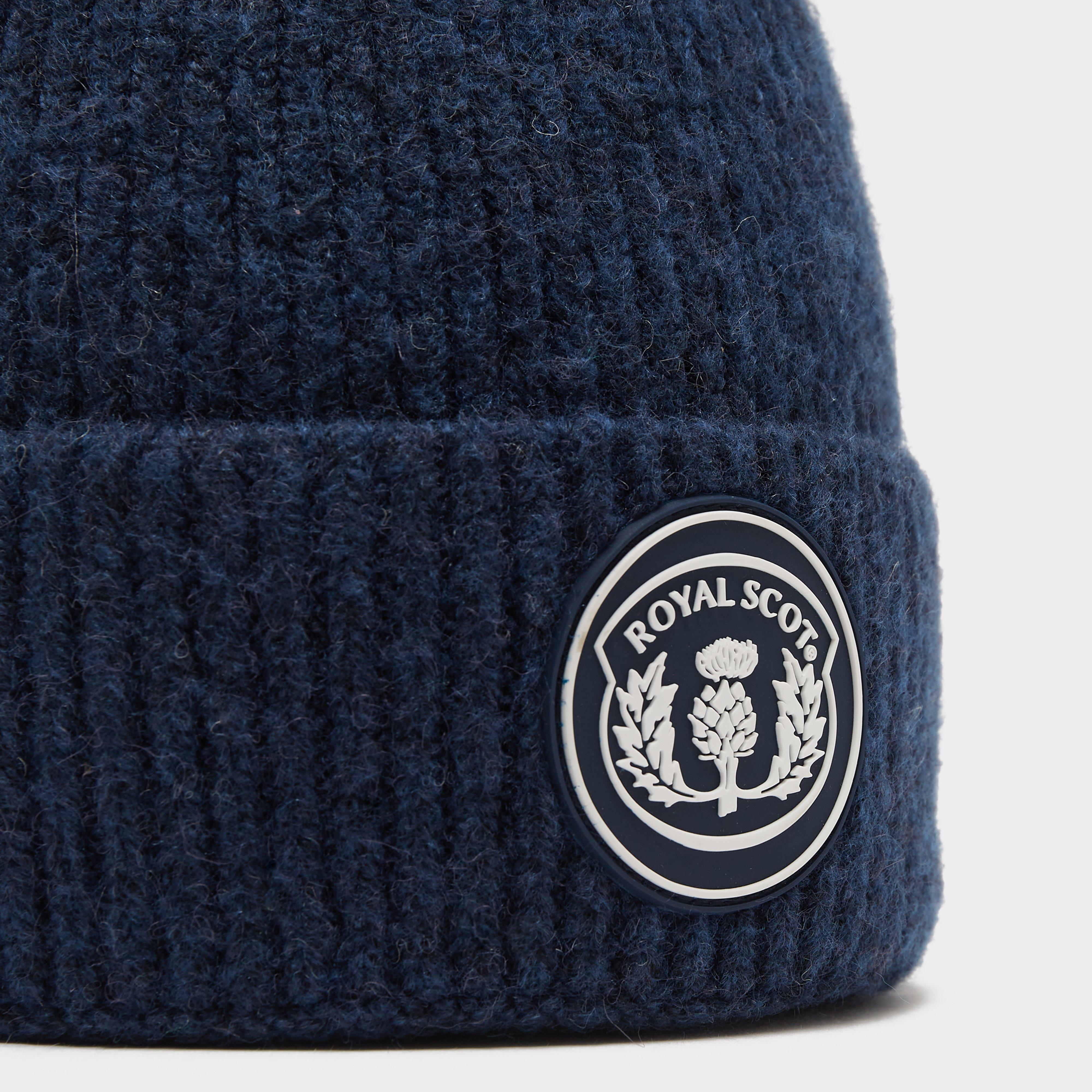 Adults Knitted Beanie Dark Blue