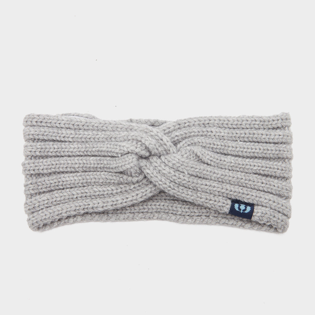 Adults Knotted Headband Grey Marl