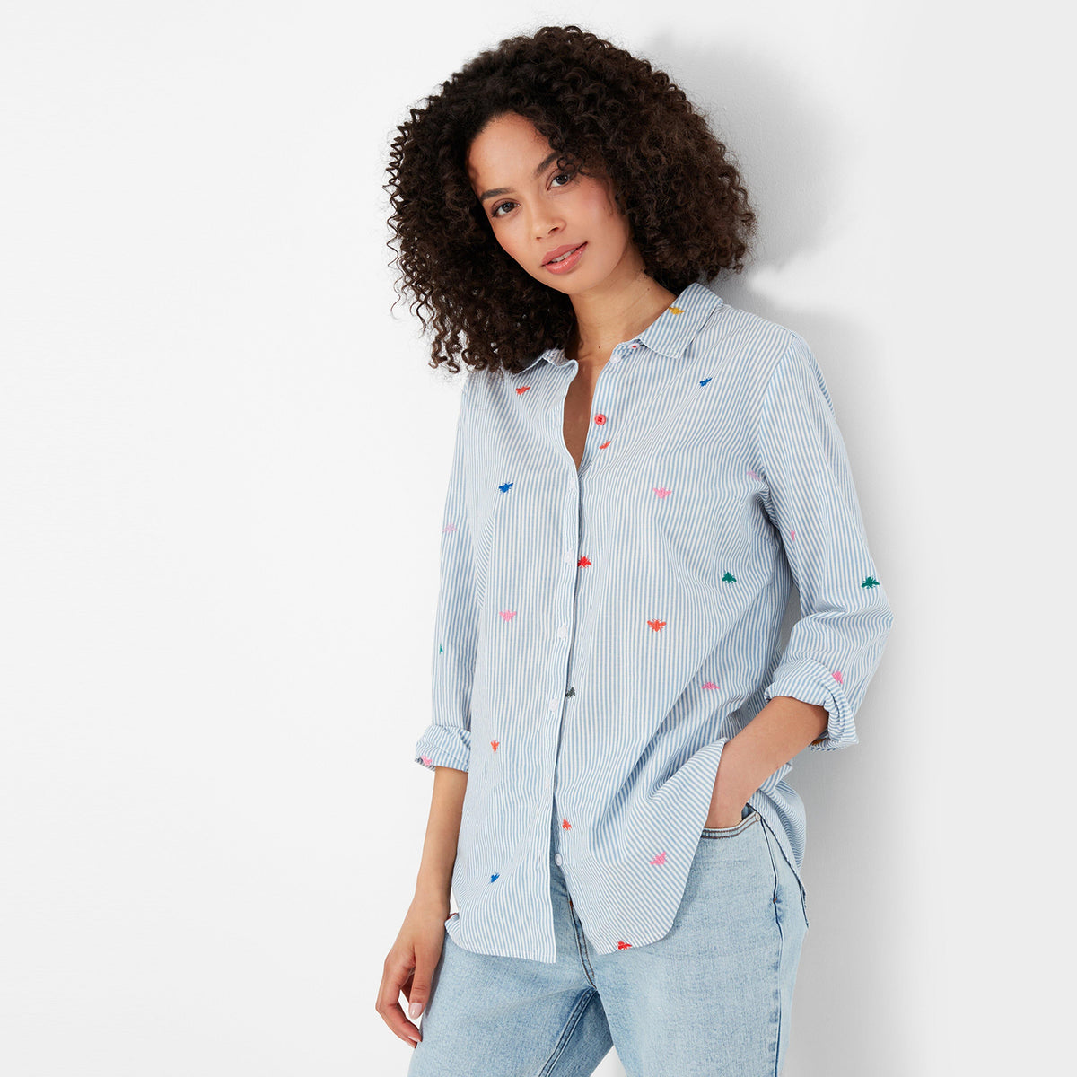 Womens Cornelia Shirt Blue Bees