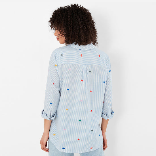Womens Cornelia Shirt Blue Bees