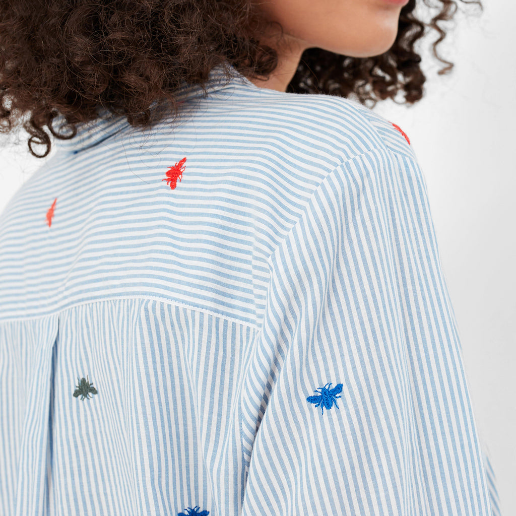 Womens Cornelia Shirt Blue Bees