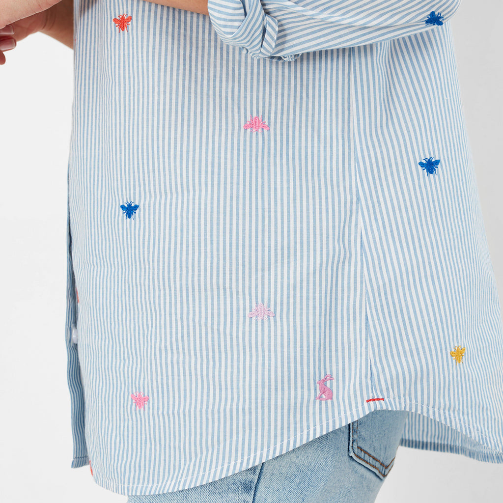 Womens Cornelia Shirt Blue Bees