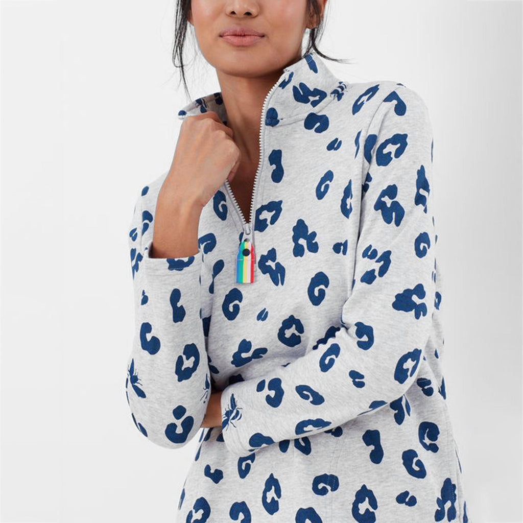 Women's Pip Print Sweatshirt Grey Large Leopard