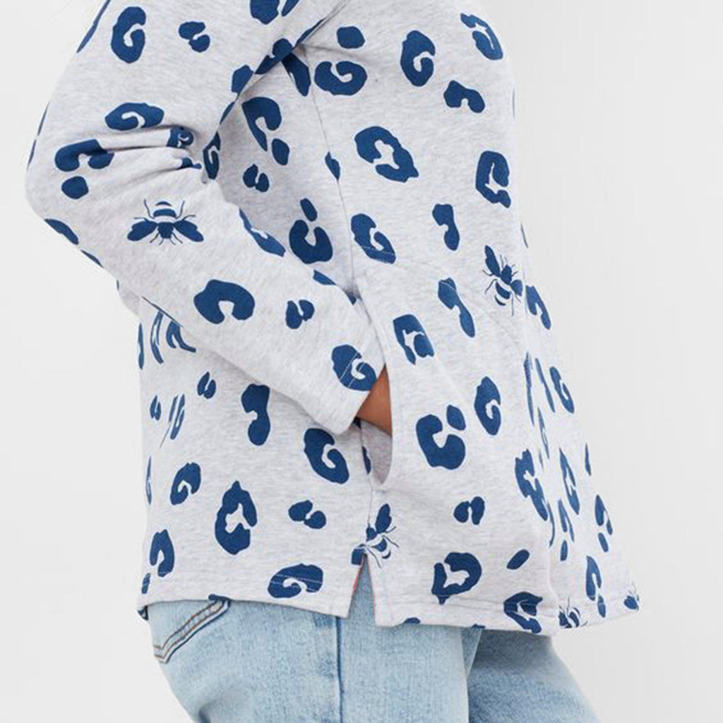 Women's Pip Print Sweatshirt Grey Large Leopard