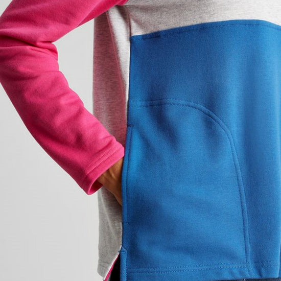 Womens Pip Half Zip Sweatshirt Grey Hotch Potch