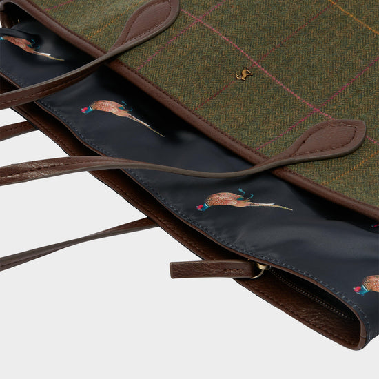 Women's Adeline Tote Green Alder Tweed