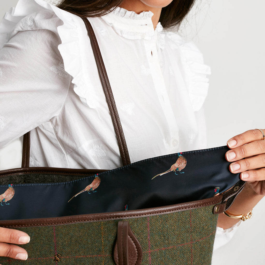 Women's Adeline Tote Green Alder Tweed