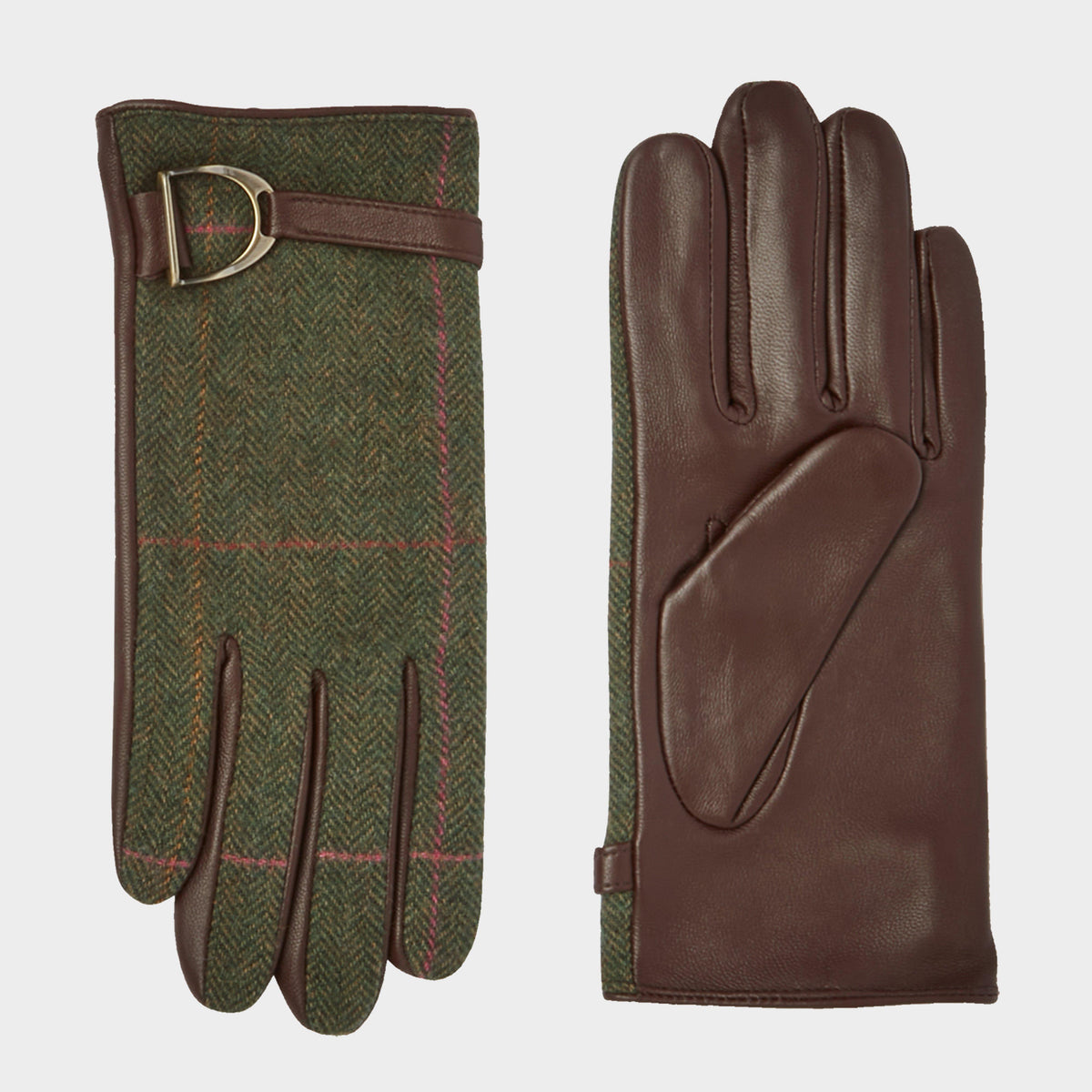 Womens Allerdale Gloves Green Alder Tweed