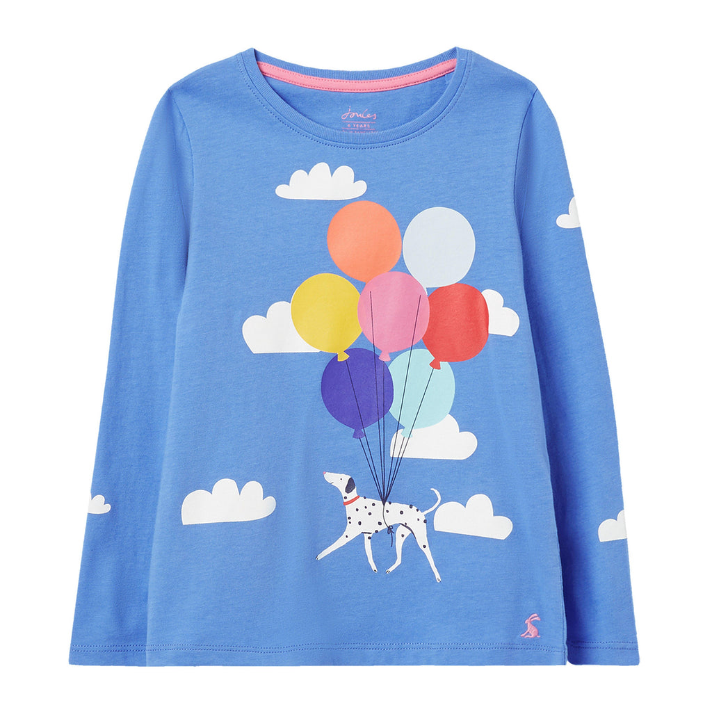 Kids Bessie T-Shirt Blue Dalmatian