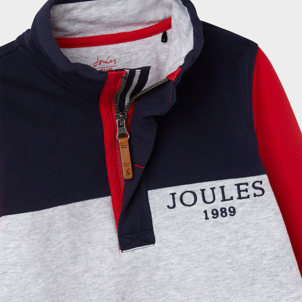 Kids Dale Sweatshirt Navy/Red/Grey