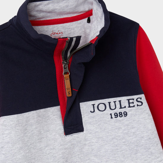Kids Dale Sweatshirt Navy/Red/Grey