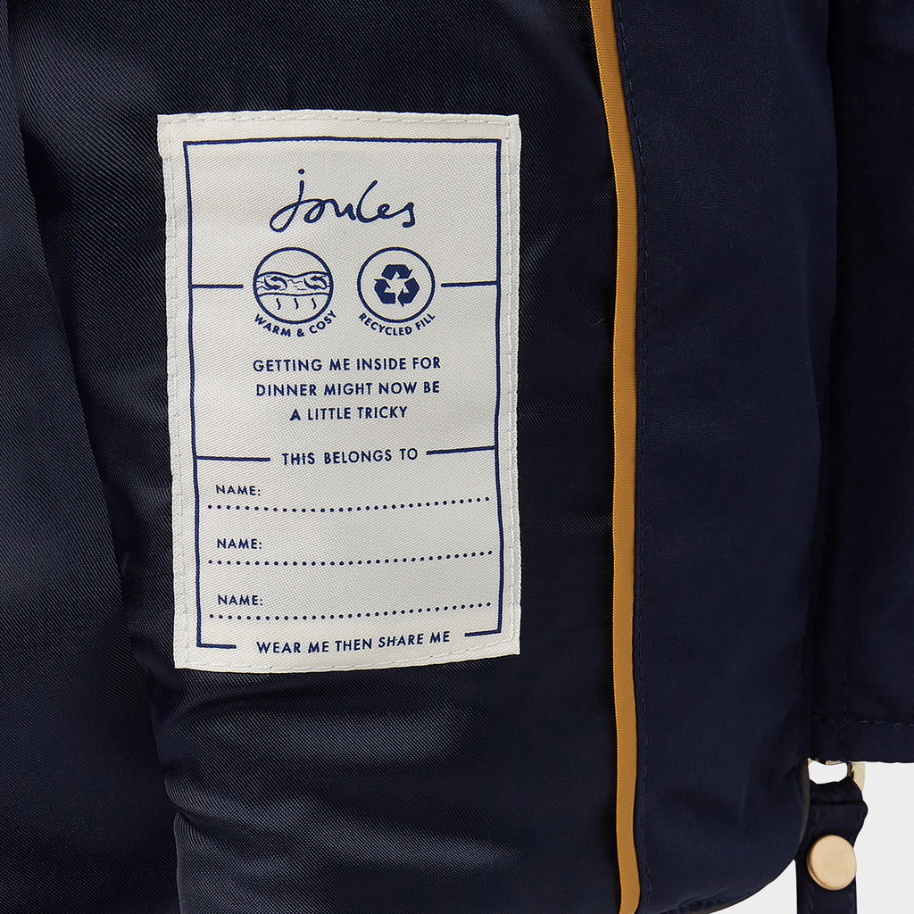 Kids Gosling Recycled Padded Coat Navy