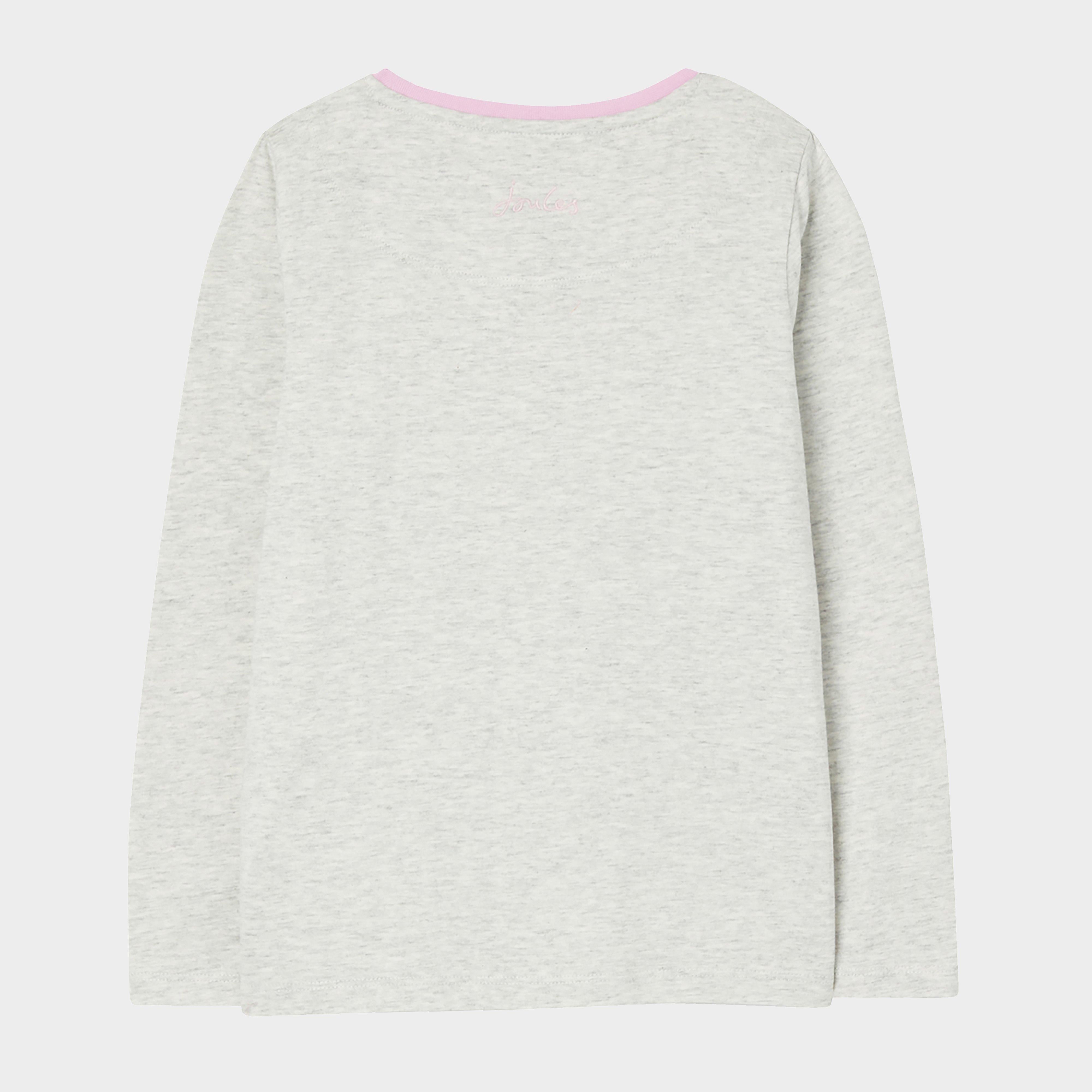 Kids Bessie Long Sleeve Screenprint T-Shirt Grey Animals