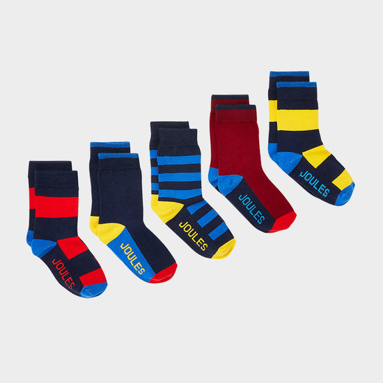 Kids Brill Bamboo Socks Rugby Stripes
