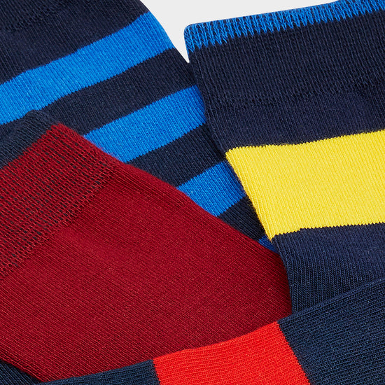 Kids Brill Bamboo Socks Rugby Stripes