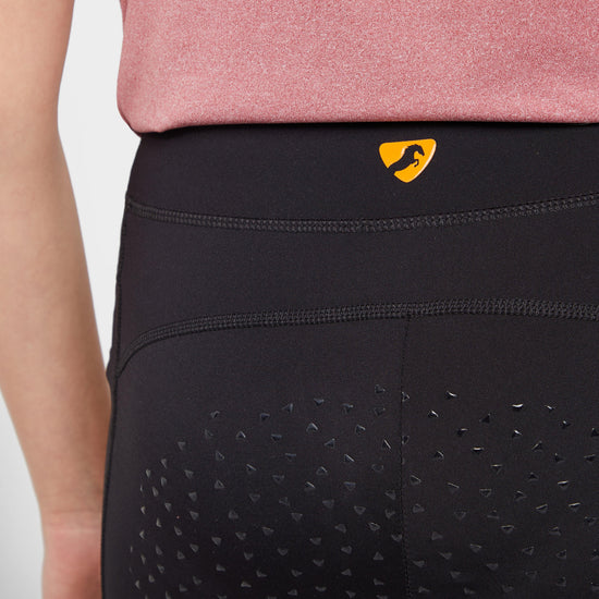 Kids Brook Logo Riding Tights Jet Black