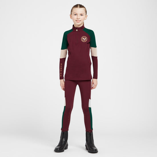 Kids Eastcote Riding Tights Wine