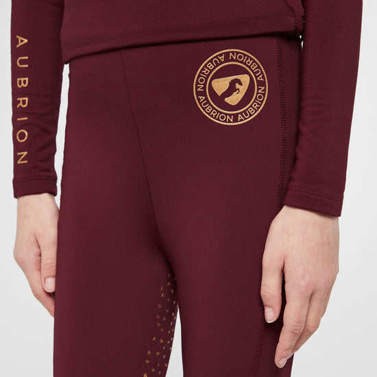 Kids Eastcote Riding Tights Wine