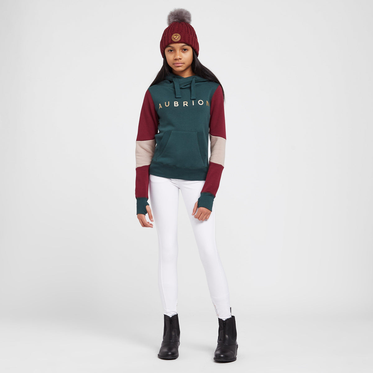 Kids Latimer Hoodie Dark Green