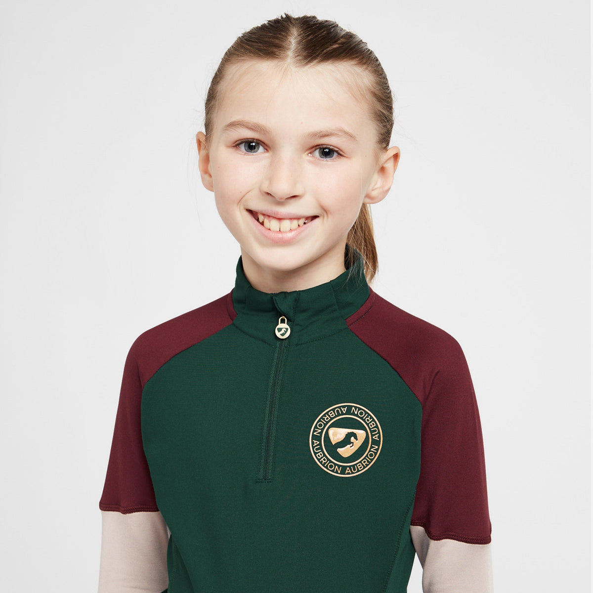 Kids Newbury Long Sleeved Base Layer Dark Green
