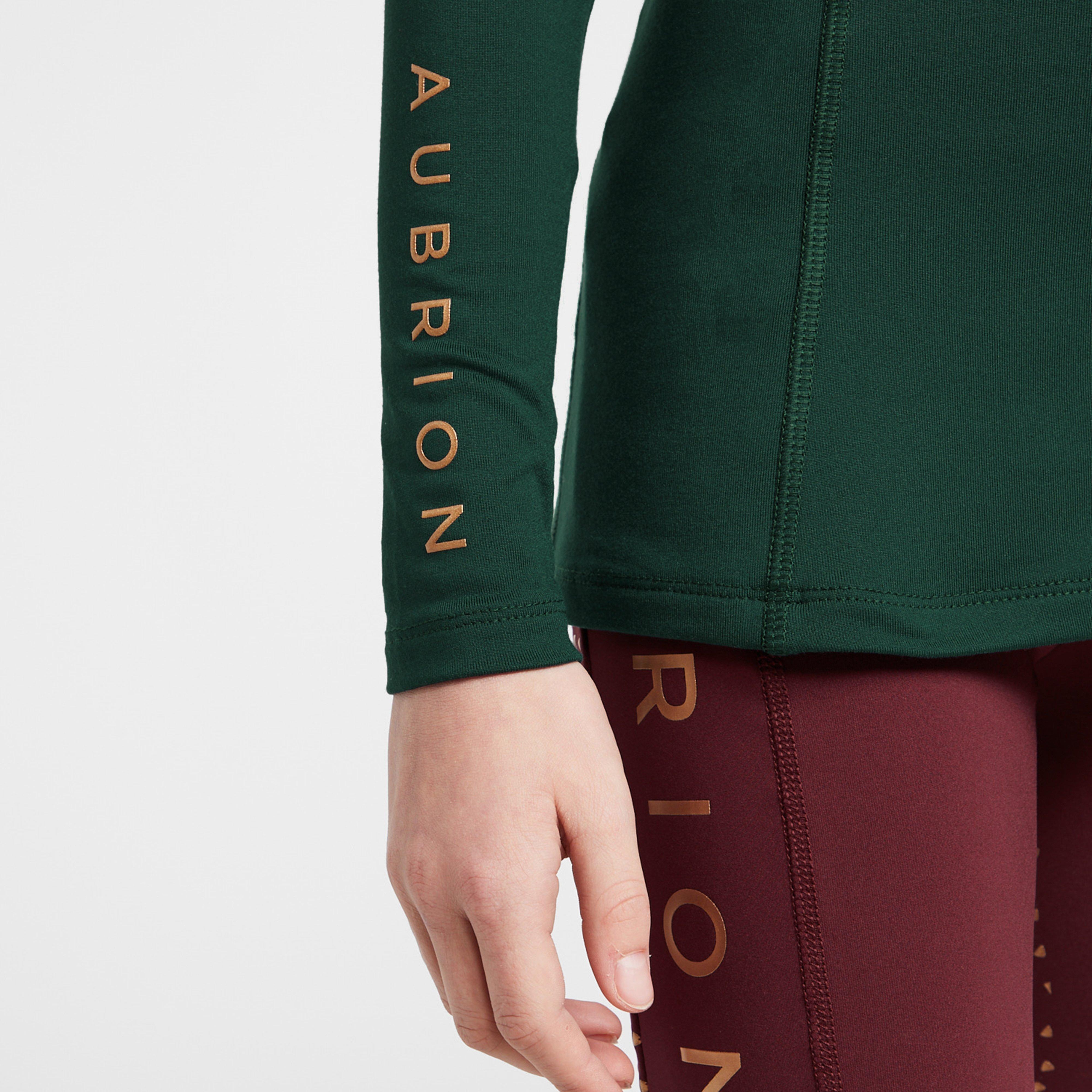 Kids Newbury Long Sleeved Base Layer Dark Green