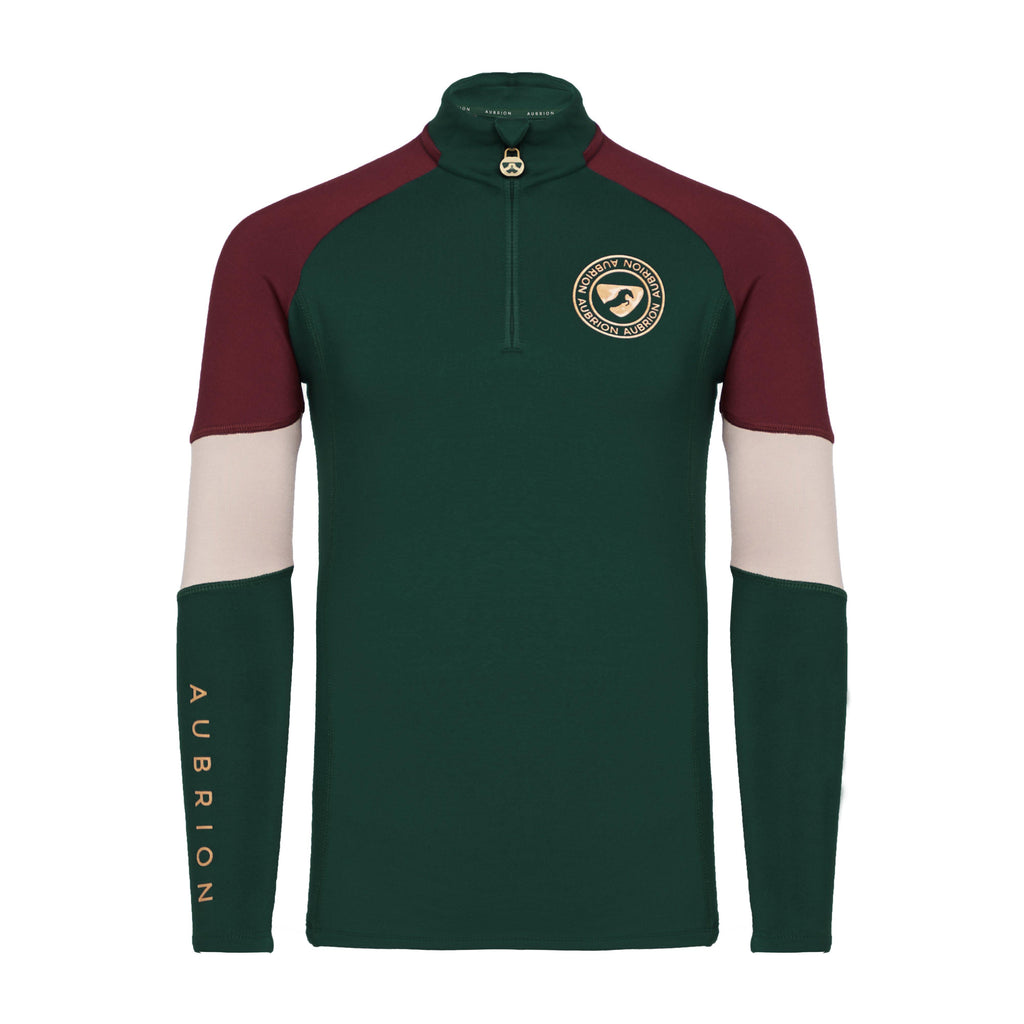 Kids Newbury Long Sleeved Base Layer Dark Green