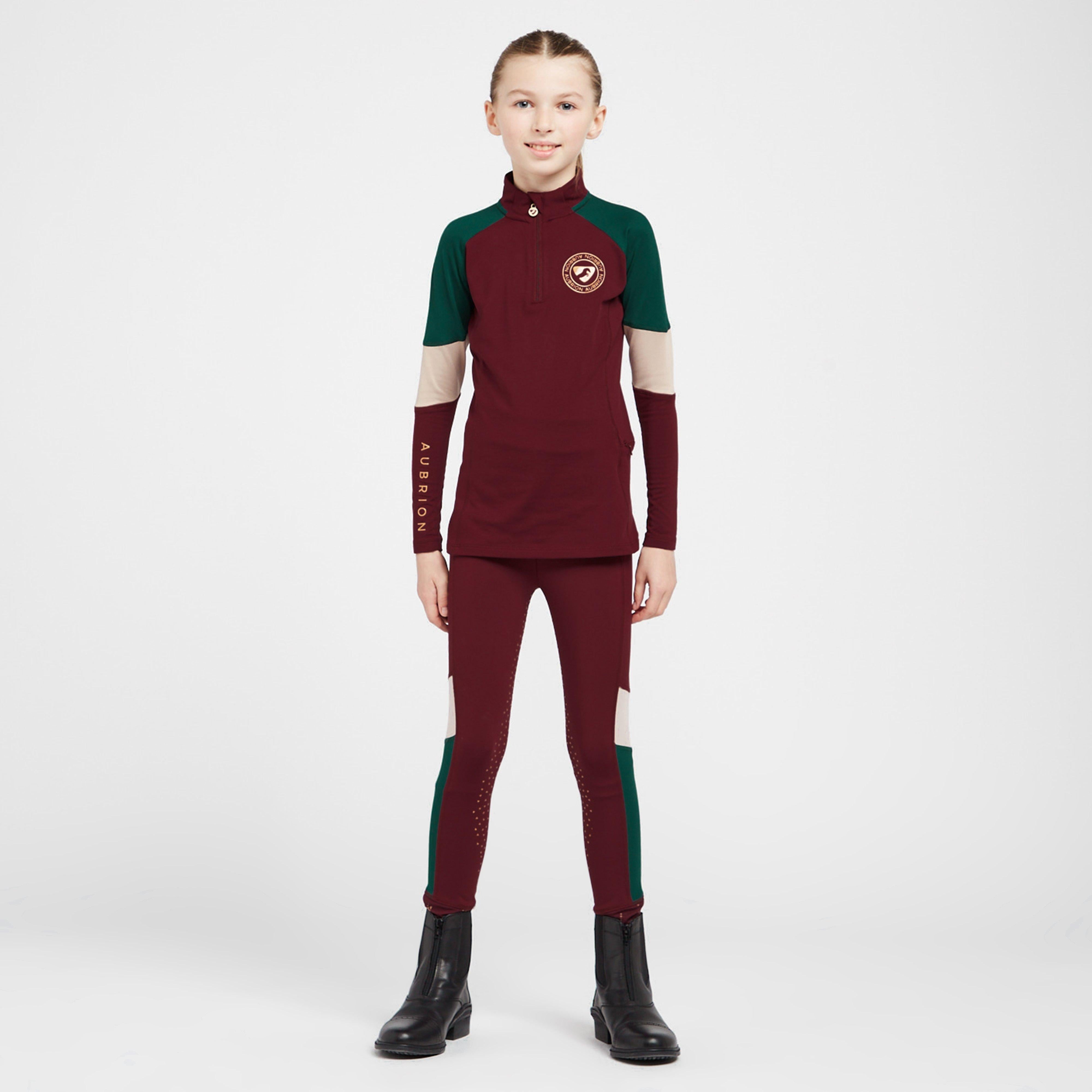 Kids Newbury Long Sleeved Base Layer Wine