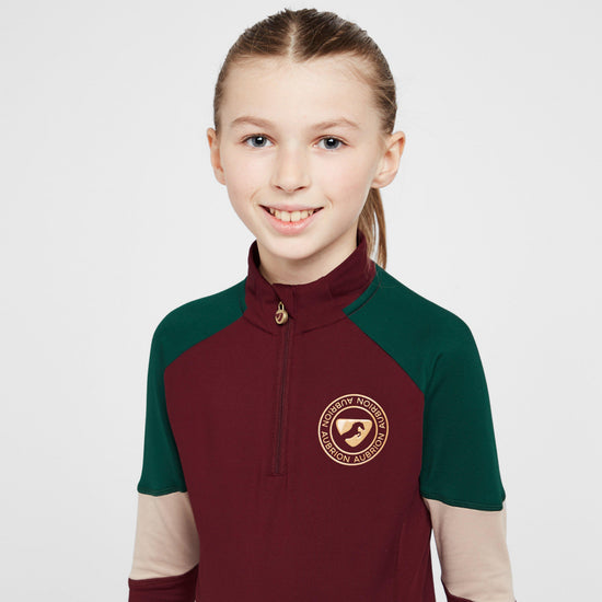 Kids Newbury Long Sleeved Base Layer Wine