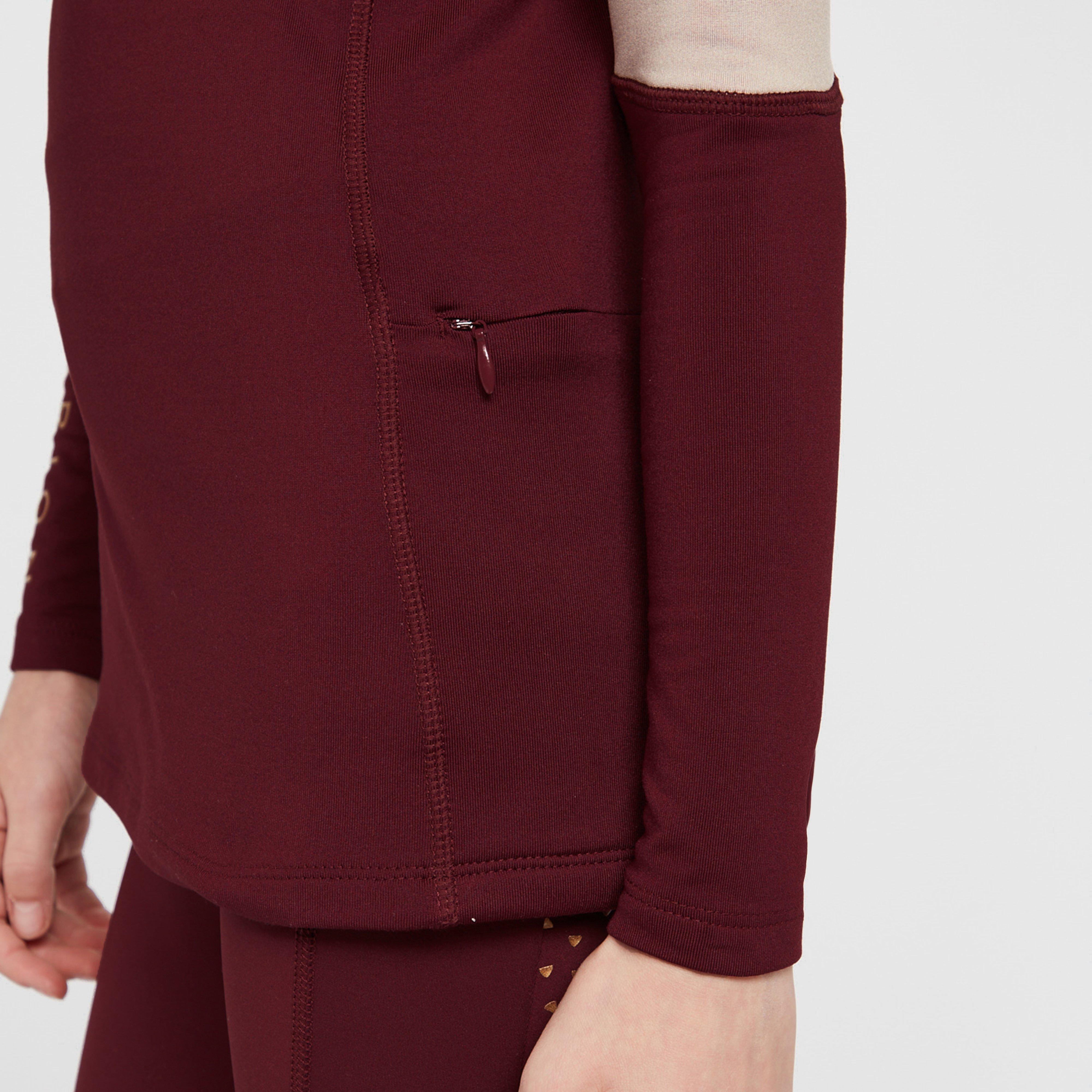 Kids Newbury Long Sleeved Base Layer Wine