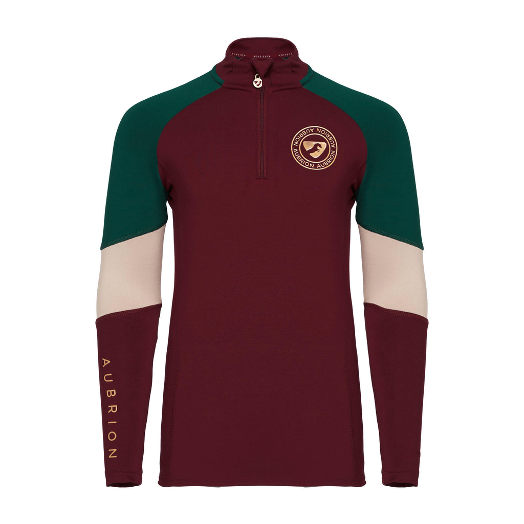 Kids Newbury Long Sleeved Base Layer Wine