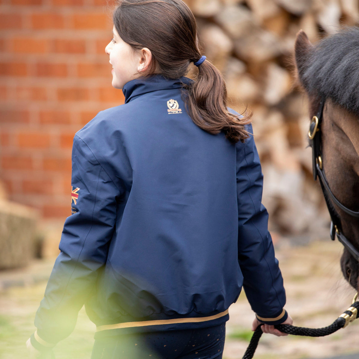 Kids Team Jacket Navy