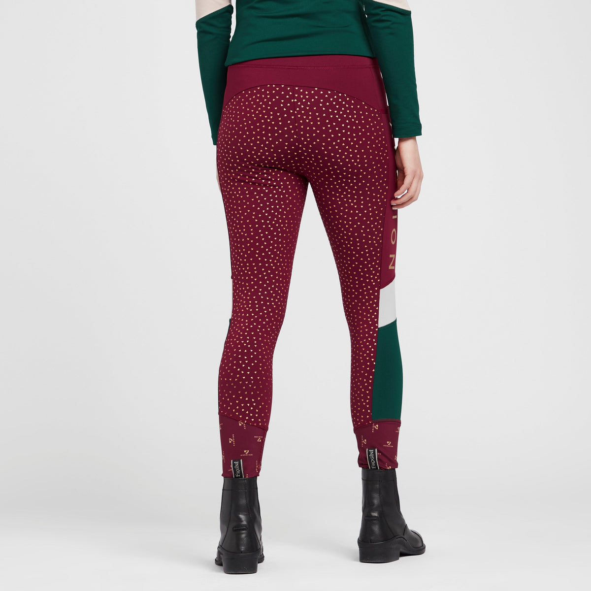 Womens Eastcote Riding Tights Wine