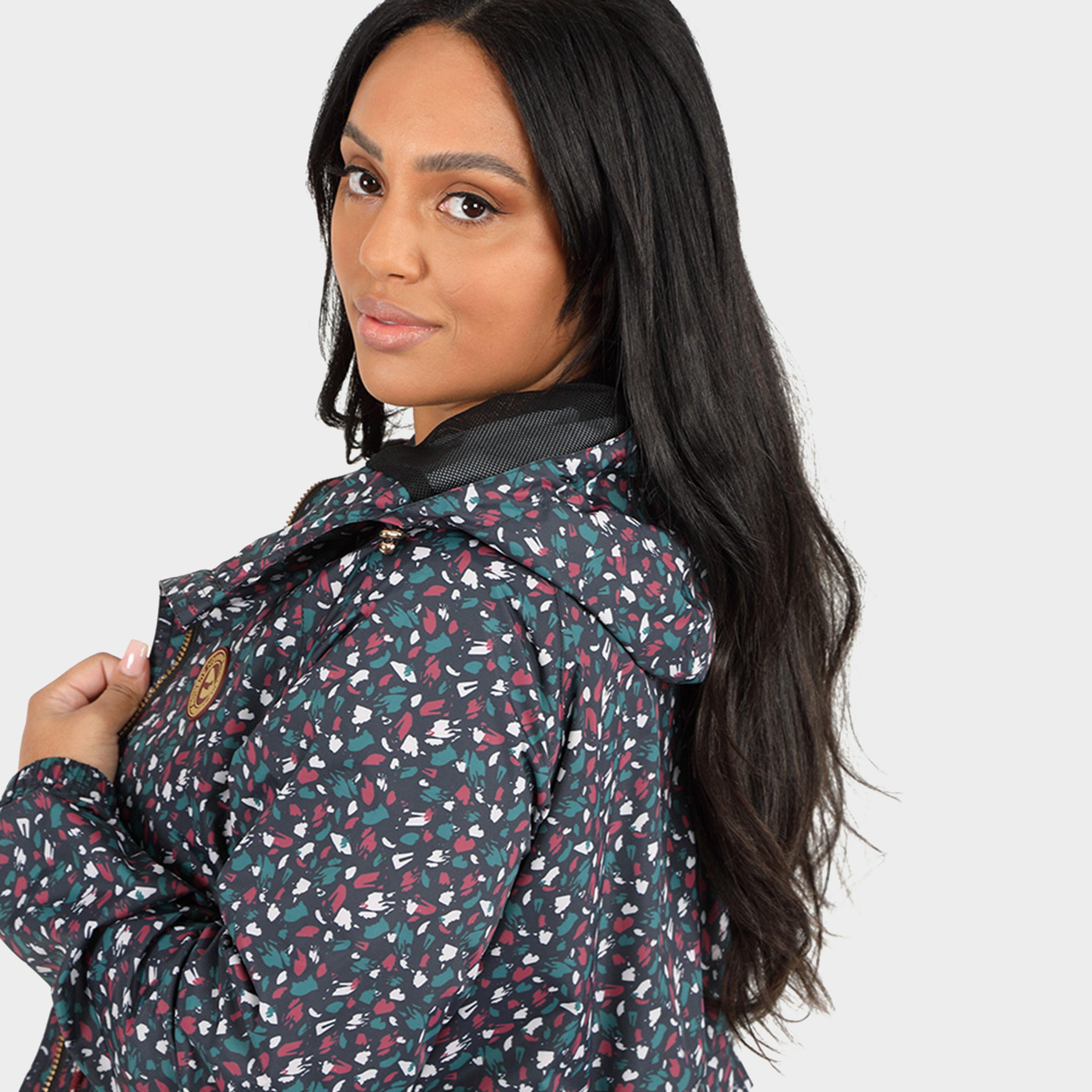 Womens Hackney Rain Jacket Brushed Stroke