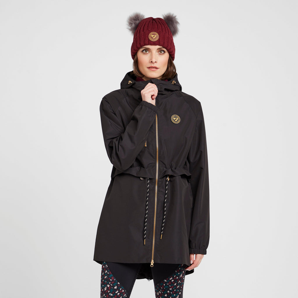 Womens Hackney Rain Jacket Charcoal