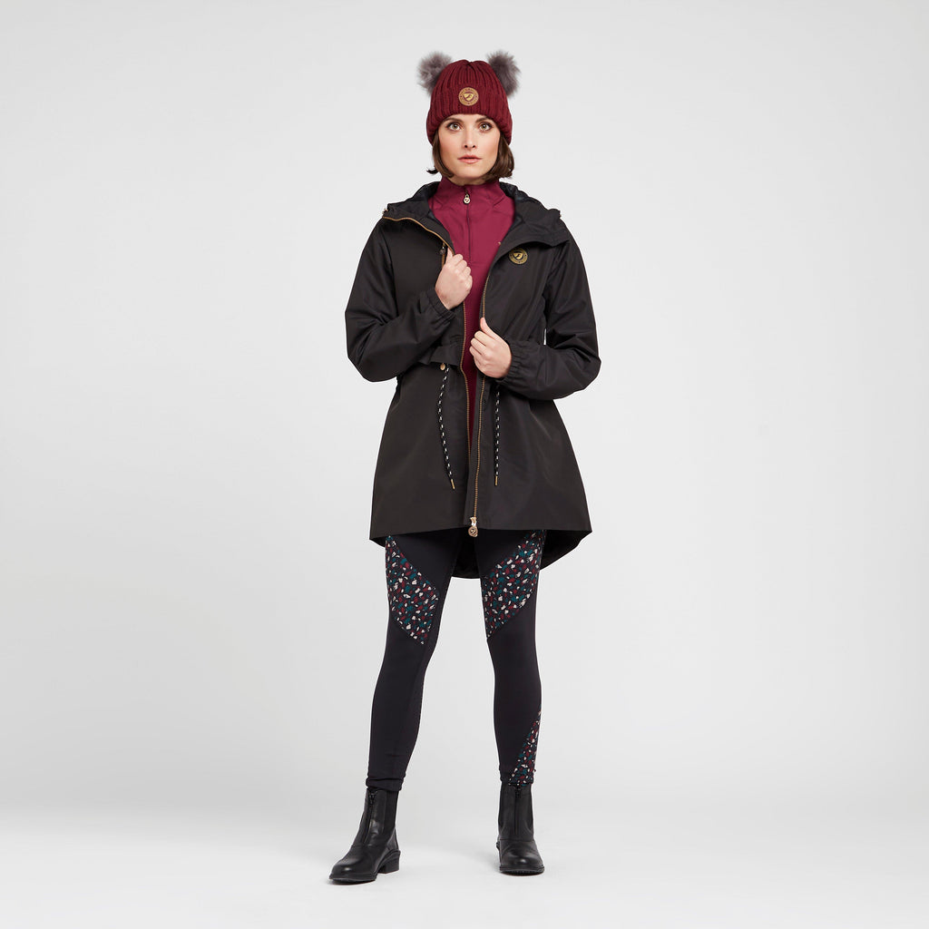 Womens Hackney Rain Jacket Charcoal