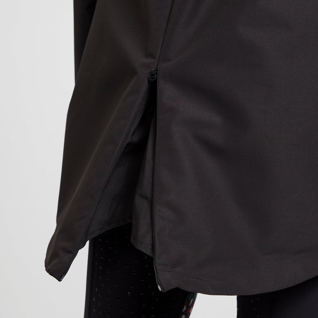 Womens Hackney Rain Jacket Charcoal