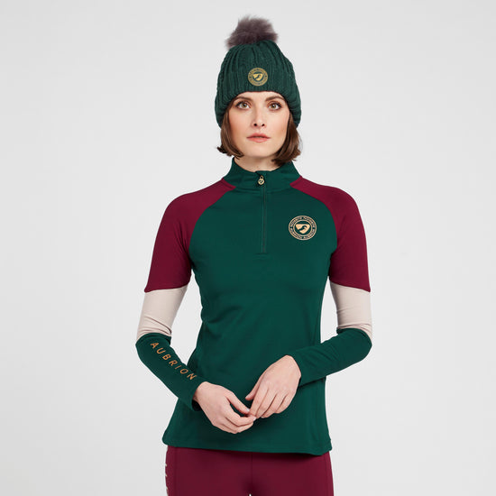 Womens Newbury Long Sleeved Base Layer Dark Green