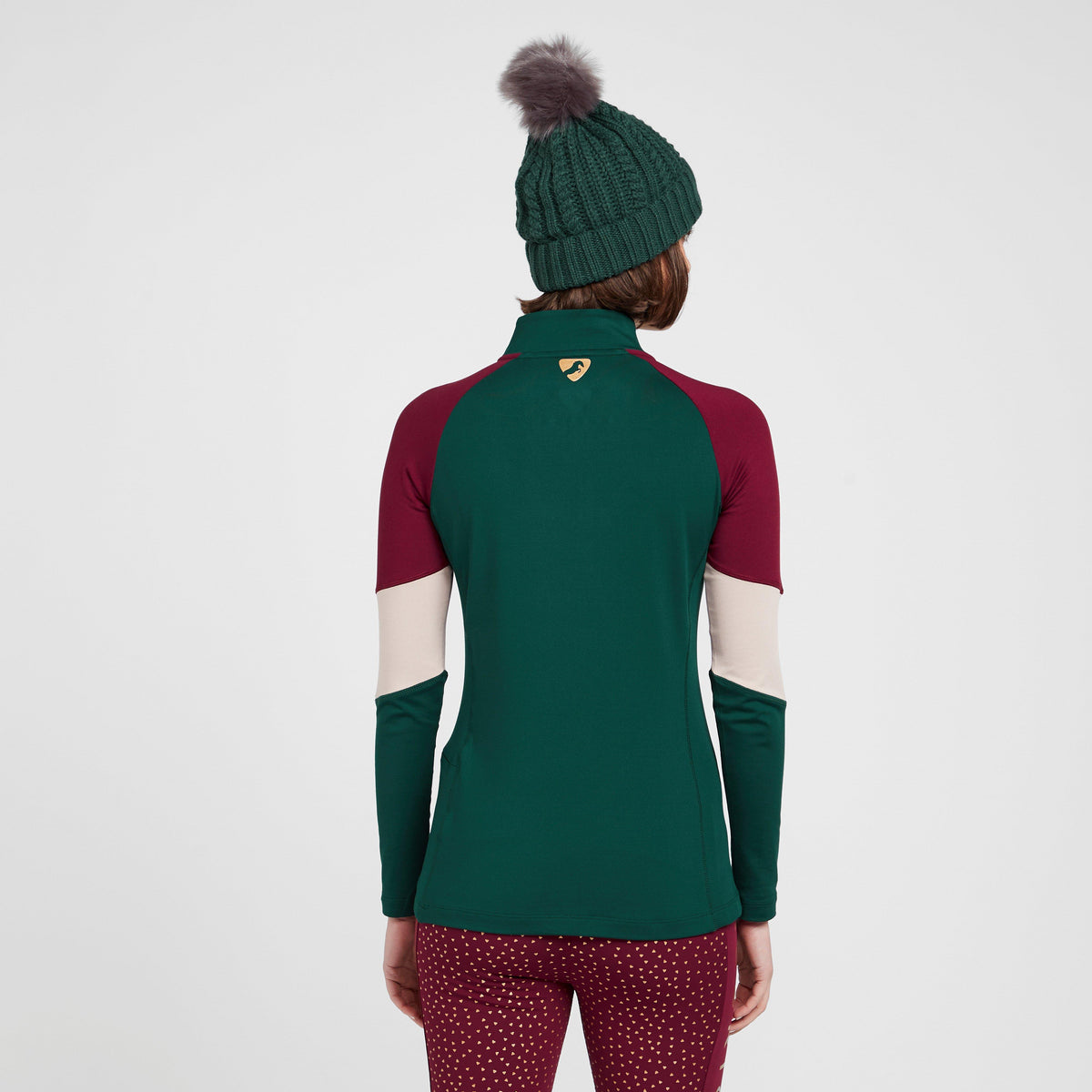 Womens Newbury Long Sleeved Base Layer Dark Green