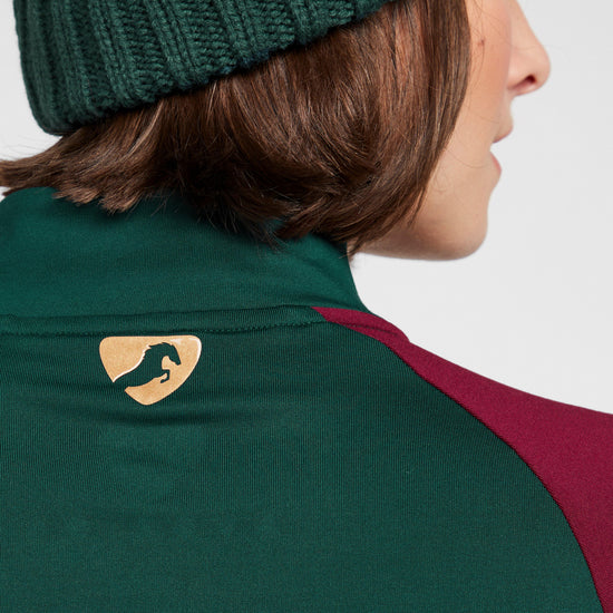 Womens Newbury Long Sleeved Base Layer Dark Green