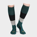 Womens Perivale Compression Socks Dark Green