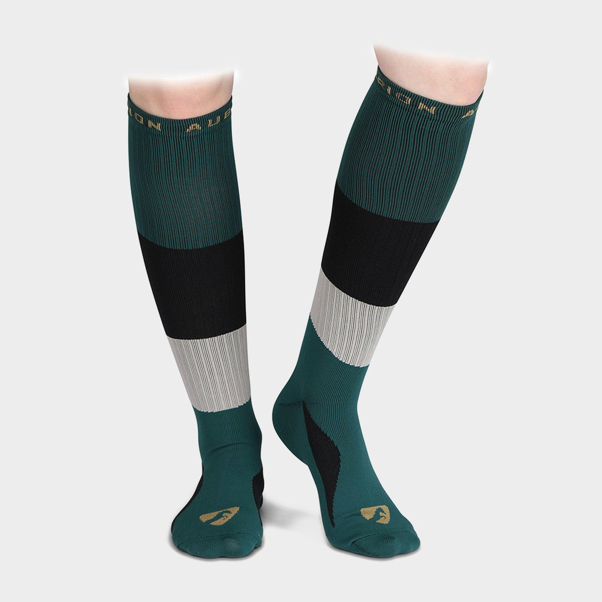 Womens Perivale Compression Socks Dark Green
