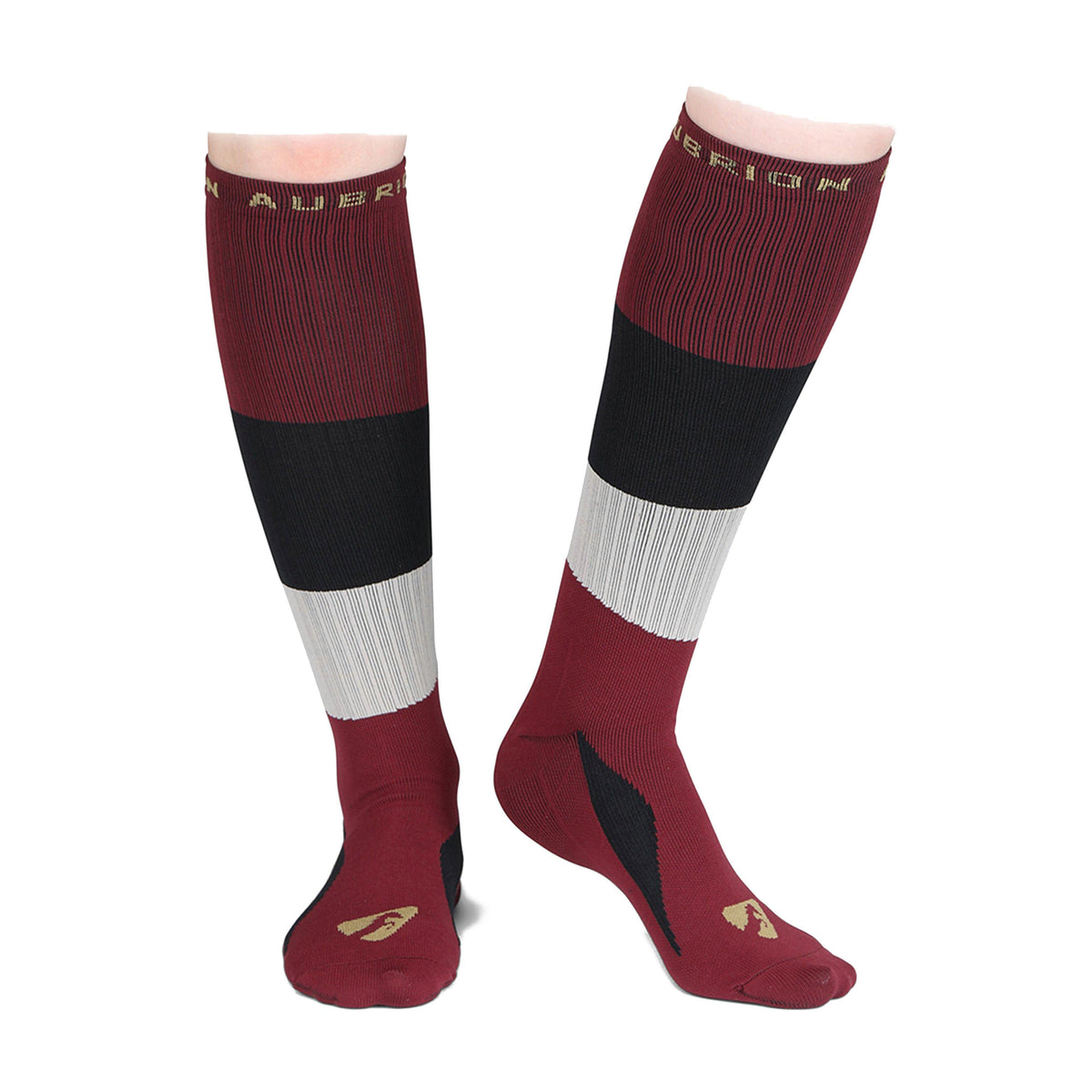 Womens Perivale Compression Socks Wine