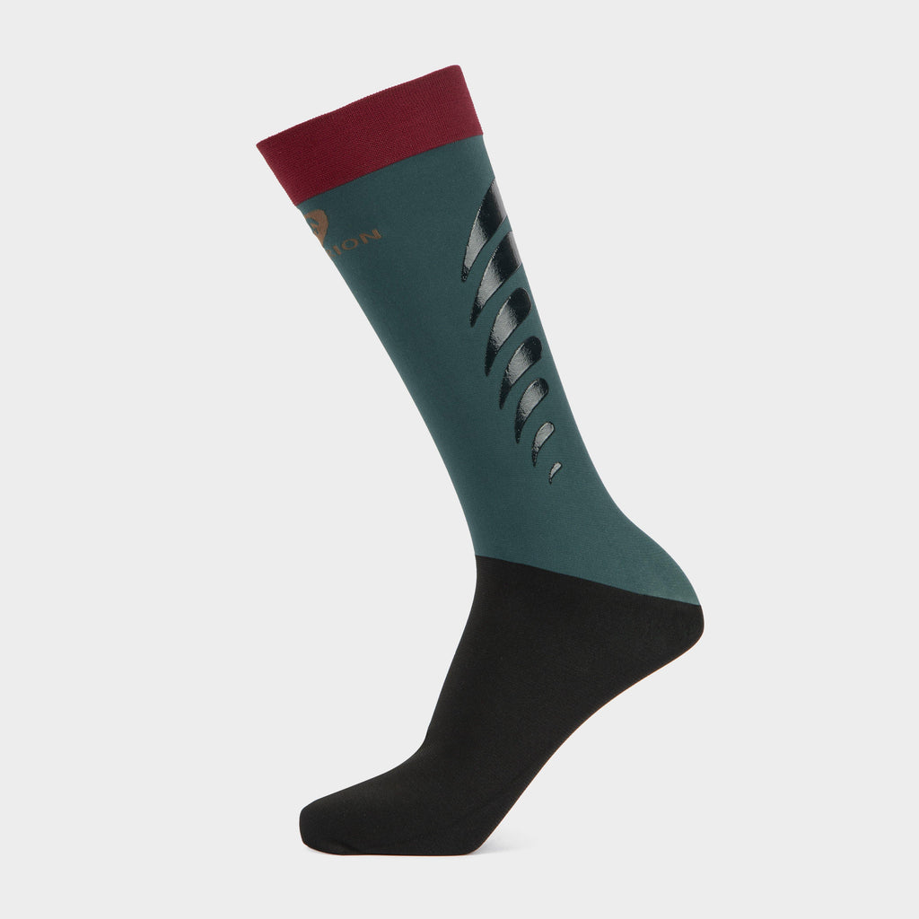 Womens Sudbury Performance Socks Dark Green