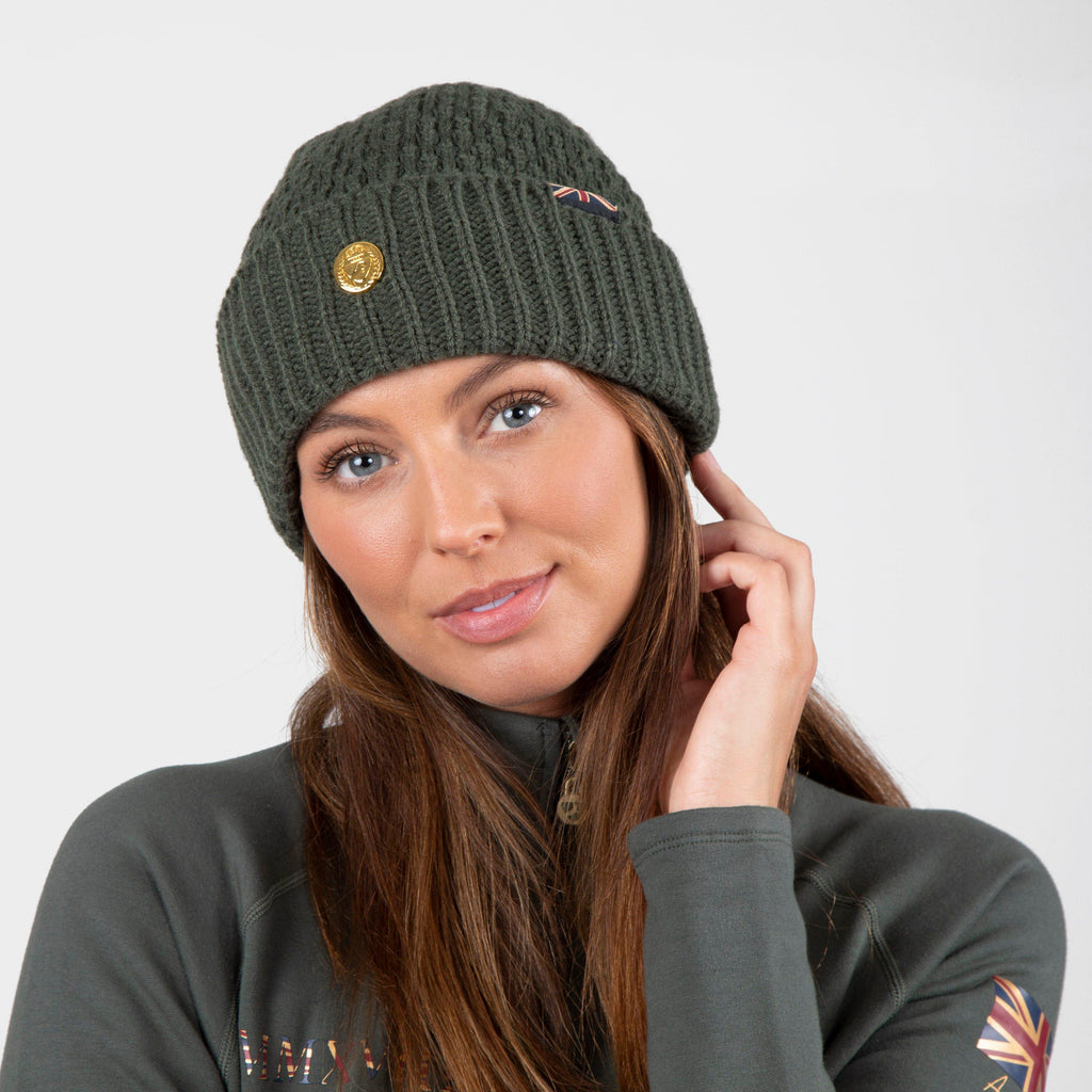 Womens Team Beanie Khaki