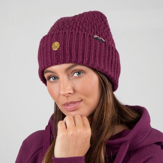 Womens Team Beanie Mulberry