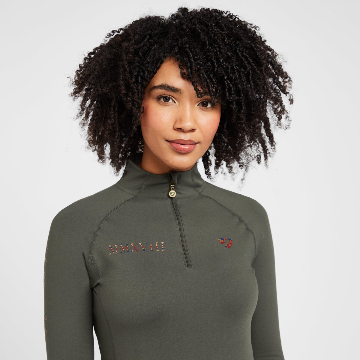 Womens Team Long Sleeved Base Layer Khaki
