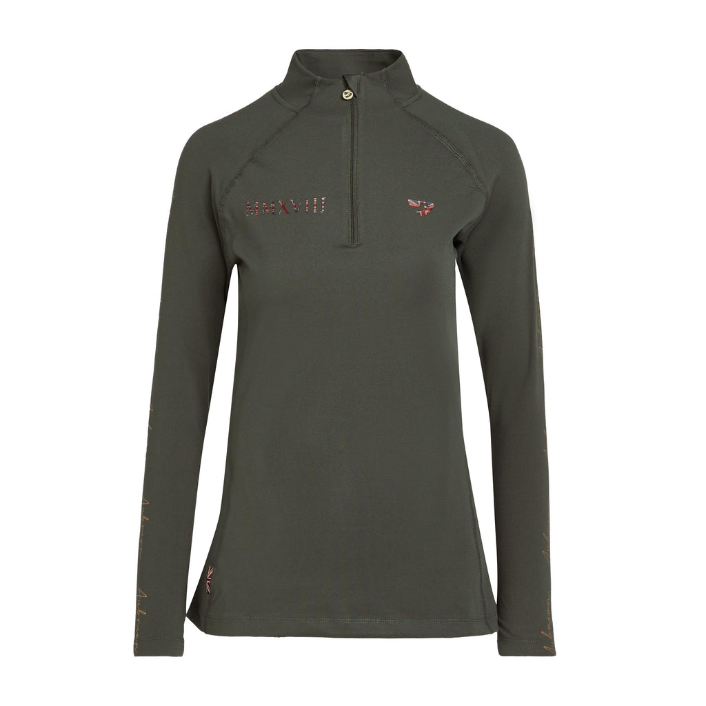 Womens Team Long Sleeved Base Layer Khaki