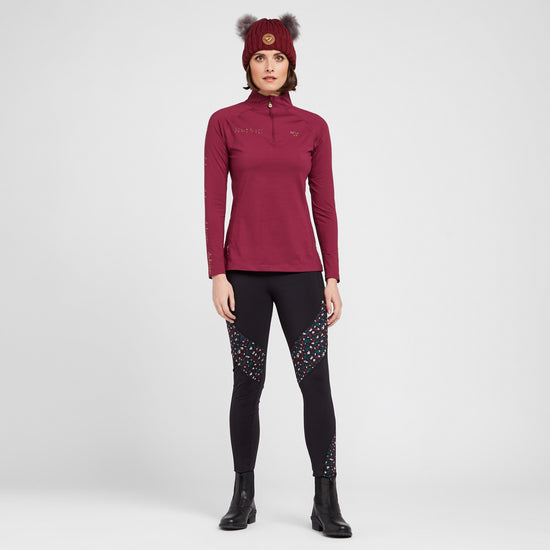 Women's Team Long Sleeved Base Layer Mulberry