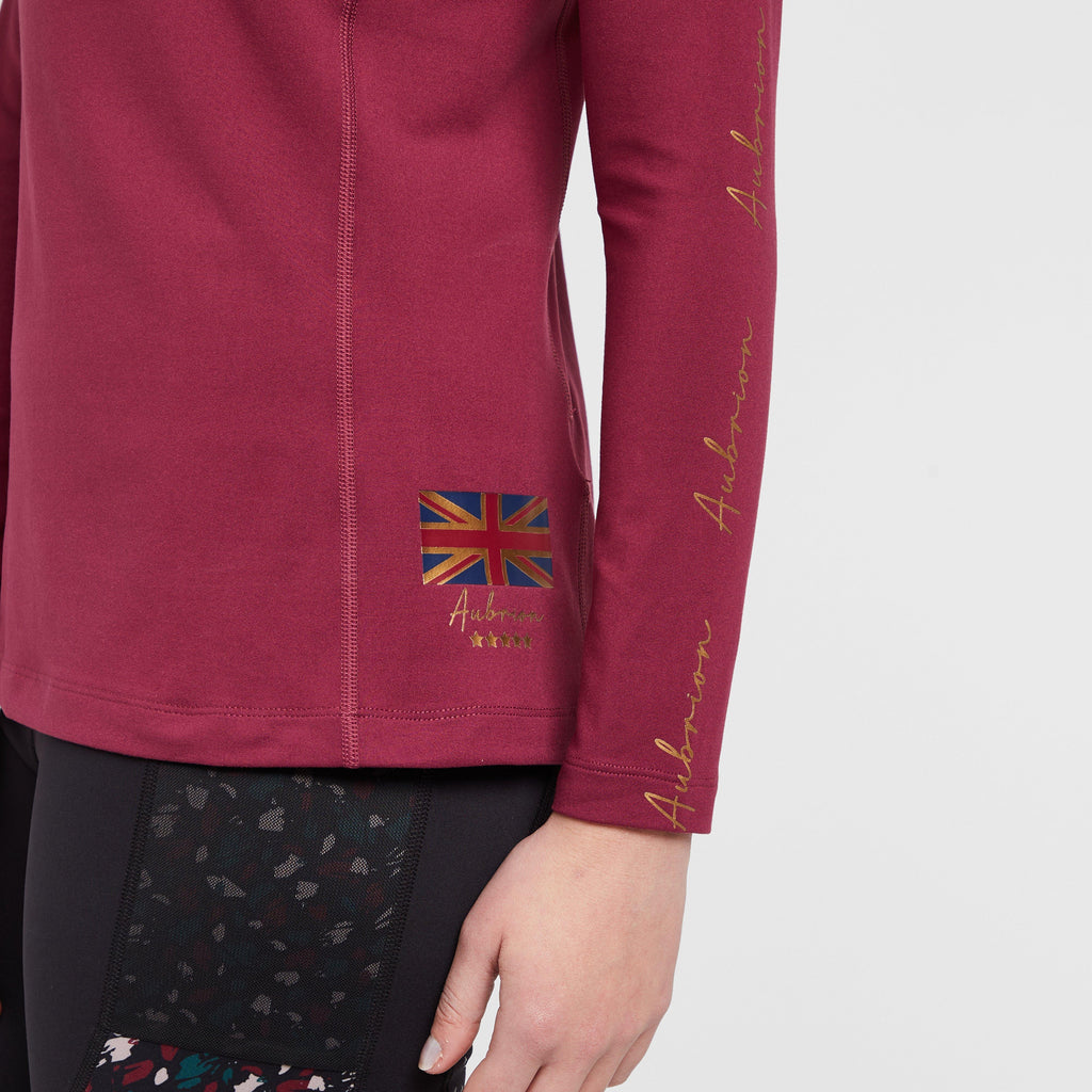 Women's Team Long Sleeved Base Layer Mulberry