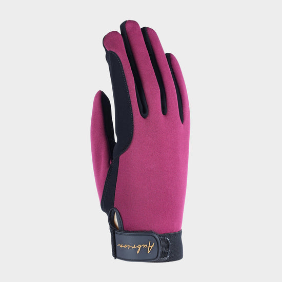 Womens Team Winter Riding Gloves Mulberry